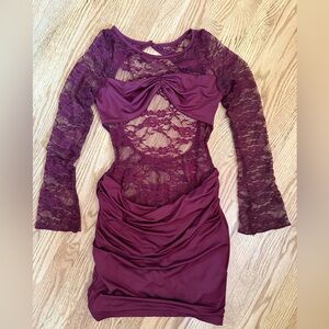 Maroon dress- nwot, small